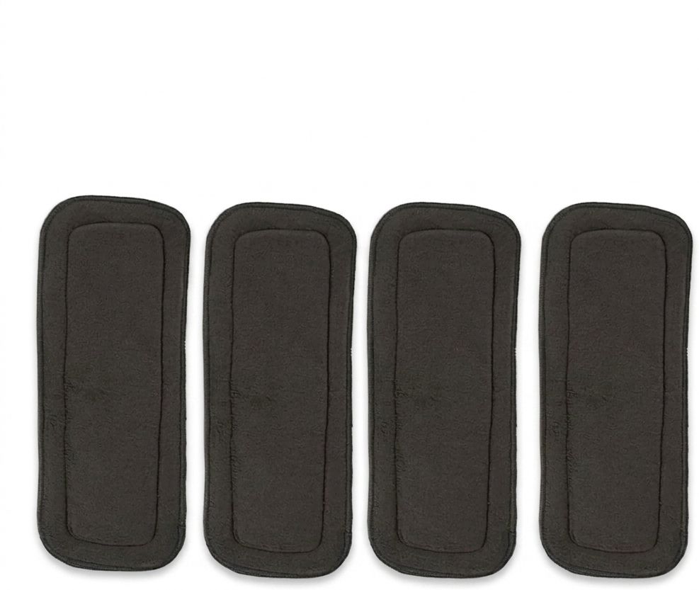little love Reusable Diaper Liners | Bamboo Charcoal 5 Layer 4 Pack-picture-41