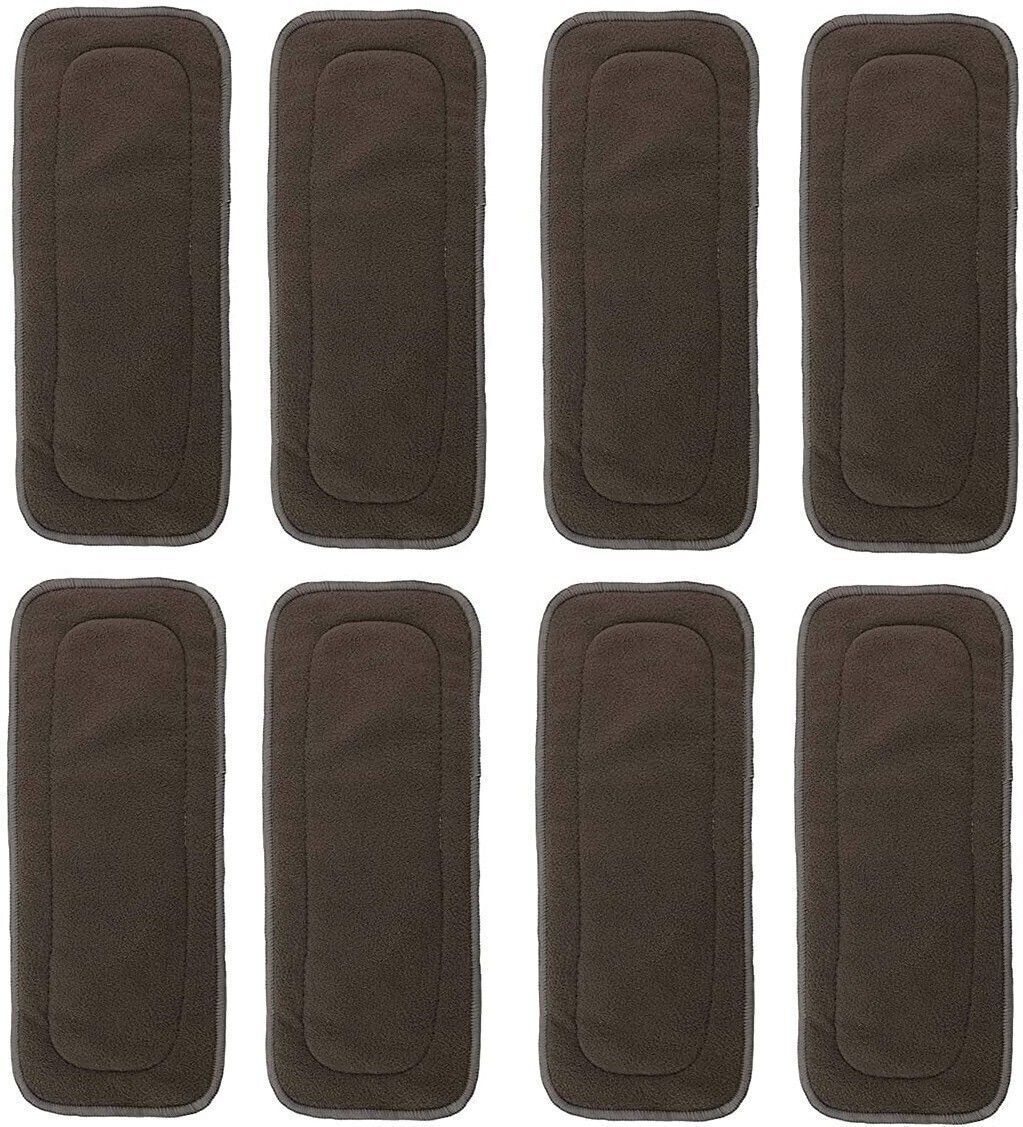 sbts Reusable Baby Cloth Diaper Wet free Inserts Washable Black Nappy (Pack of 8)-picture-20