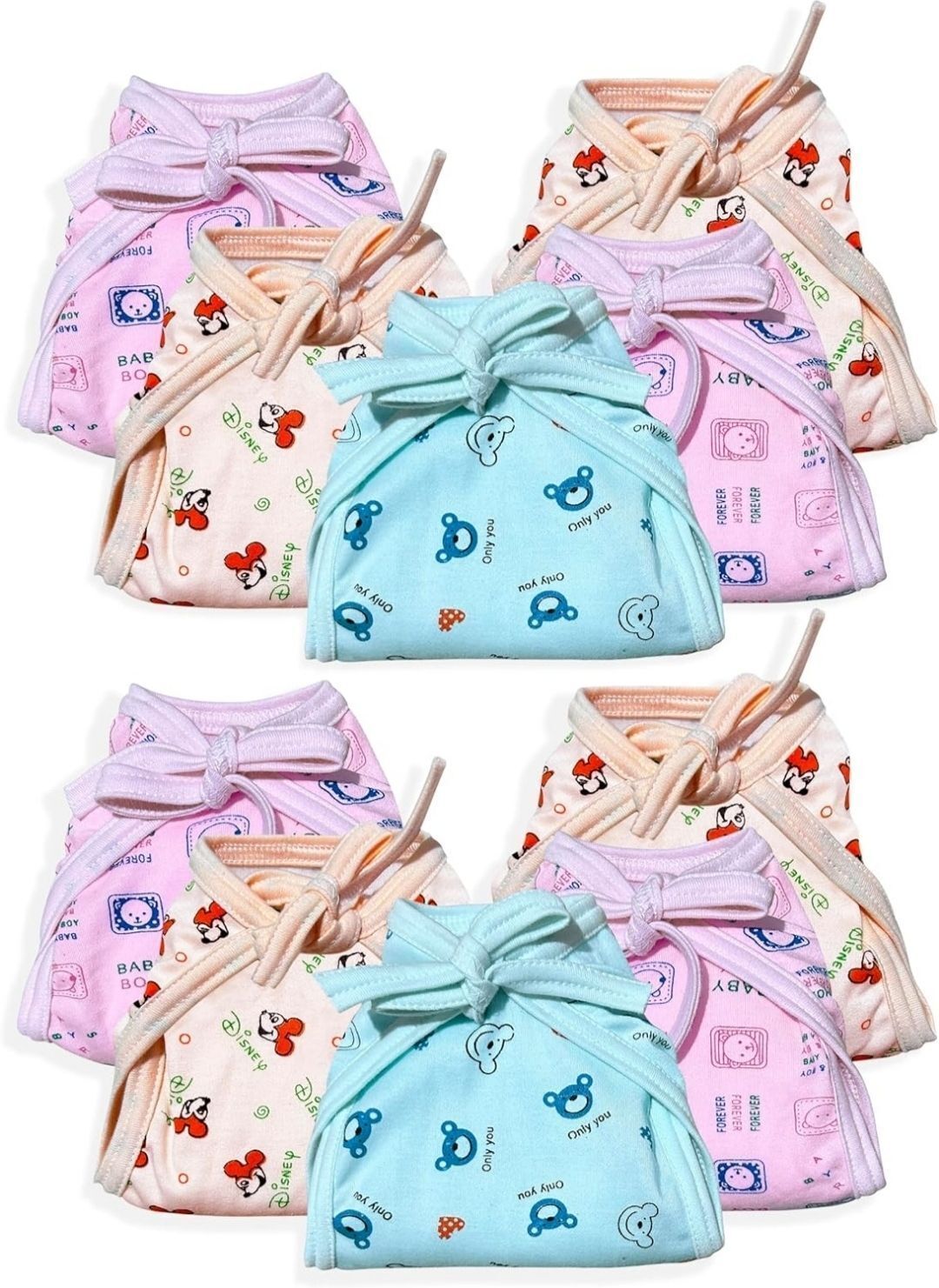 classy culture New Born Washable Reusable Hosiery Cotton Diapers, 0-6 Months ( PACK OF 10 )-picture-7
