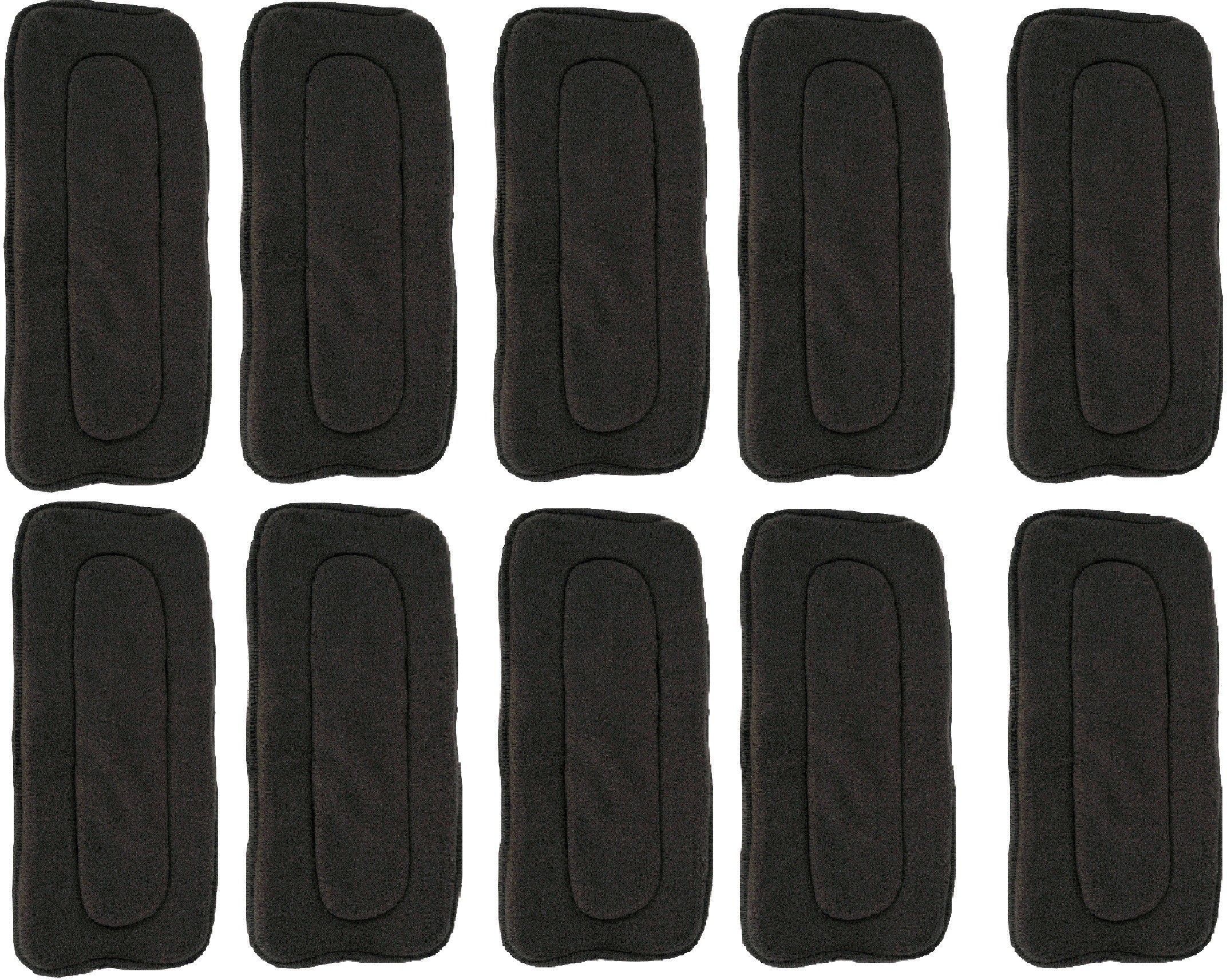 babepanda Premium 4 Layered Baby Charcoal Microfiber Diaper Insert - Thick- Heavy Absorpti-picture-39