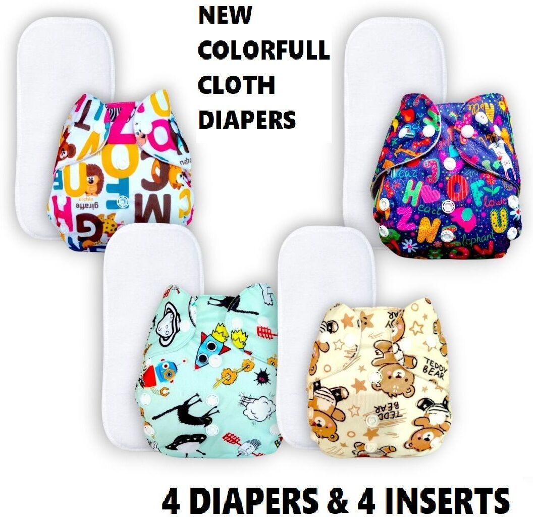 shukan Adjustable Cloth Diapers of High Absorbency Cotton Reusable-picture-10