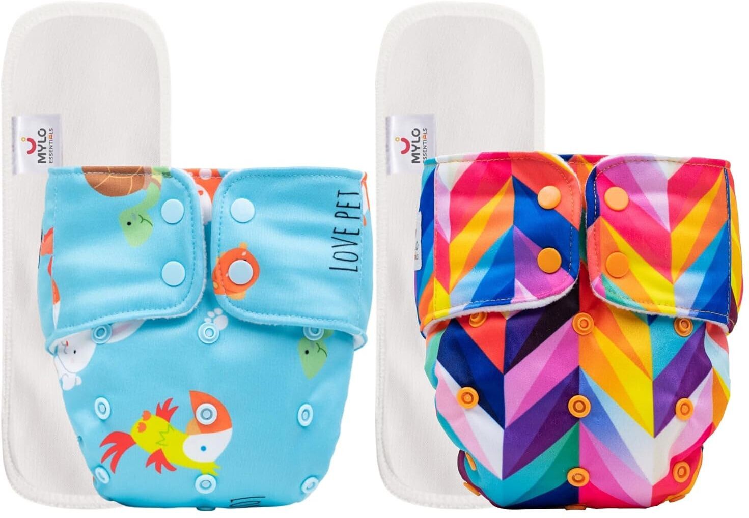 mylo Baby Leak-Proof Baby Cloth Diaper | Reusable, Washable & Adjustable, 3M-3Y-picture-1