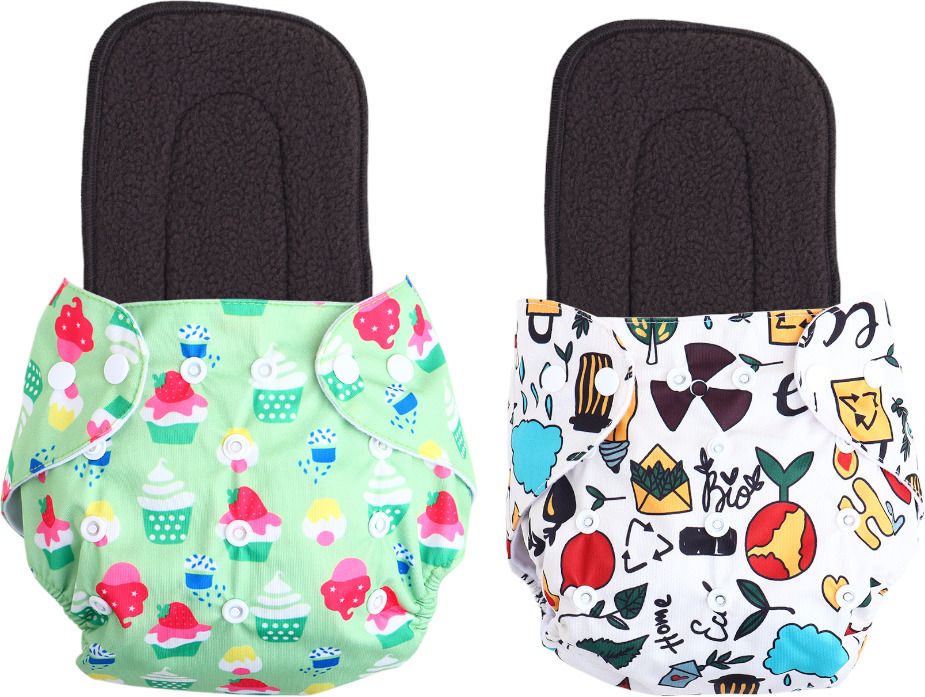 kogar Print Reusable Cloth Diapers + Insert Pad Washable 100% Absorption 0-3 yr -41-picture-24