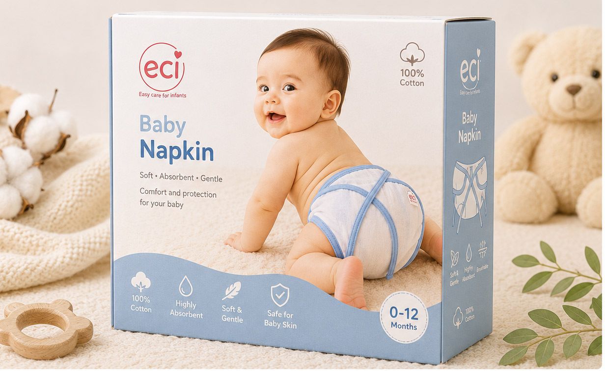 eci Reusable Cotton Baby Langot/Napkin for Newborn Baby Boys & Girls-picture-9