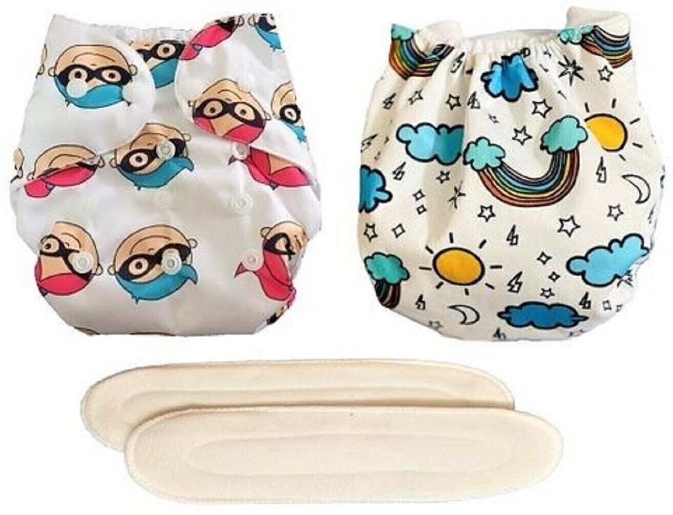 Printed Washable Baby Diaper Premium Cloth Diaper Reusable, Adjustable Size, Waterproof, Pocket Cloth Diaper Nappie-image-10
