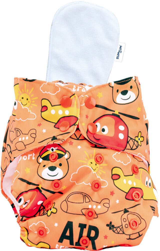 bumtum Ultrahygiene Aeroplane Extra Soft Reusable Cloth Diaper for Babies 0 to 3 Yrs-picture-28