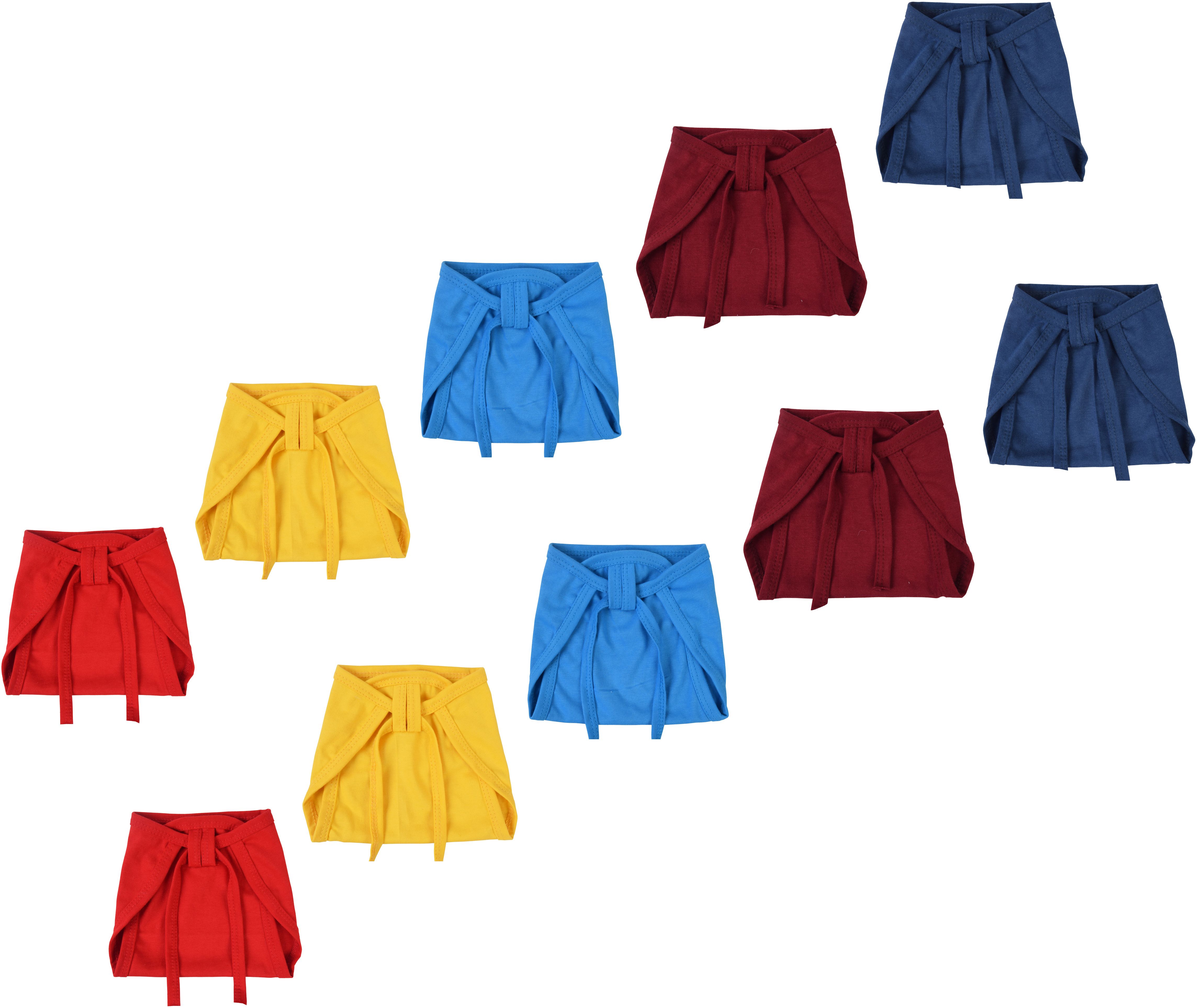 toddylon New Born Baby Cloth Langot Washable Reusable Nappies (0-6 Months, Pack of 10)-picture-27