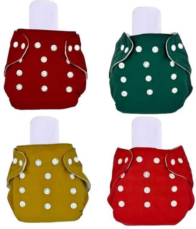 moonkiss All In One Reusable Adjustable Washable Cloth Diaper Nappy For Baby New Born To-picture-10