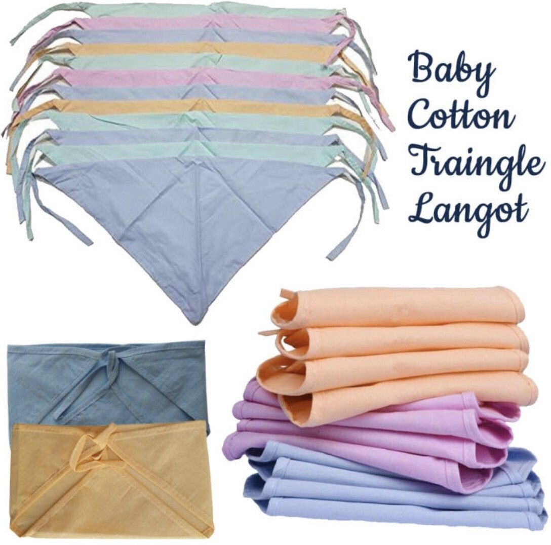 Nappy for New Born Baby - Set of 12 Pcs/Cotton Cloth Langot for Babies-image-4