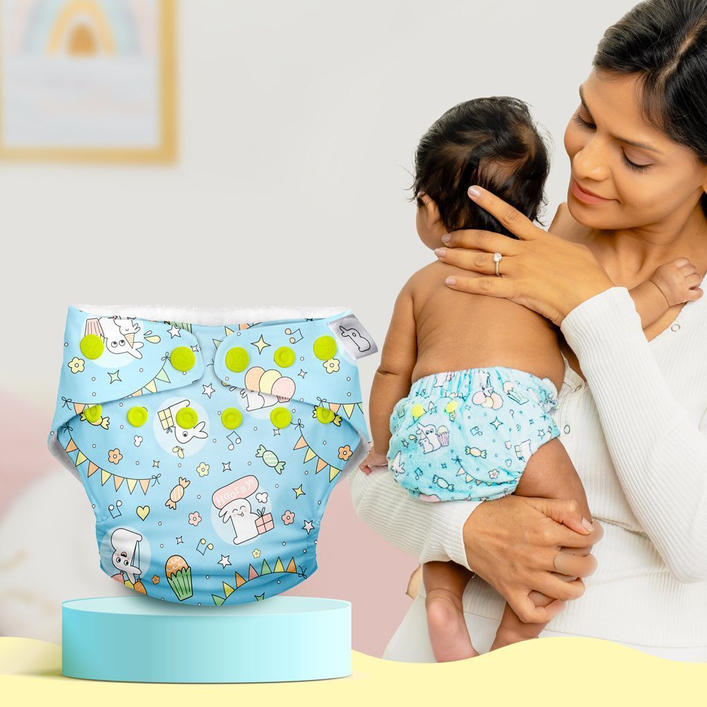 UNO 2.0 Trim Cloth Diaper with EasySnap for 0 to 3 years baby - Hunny Bummy-image-10