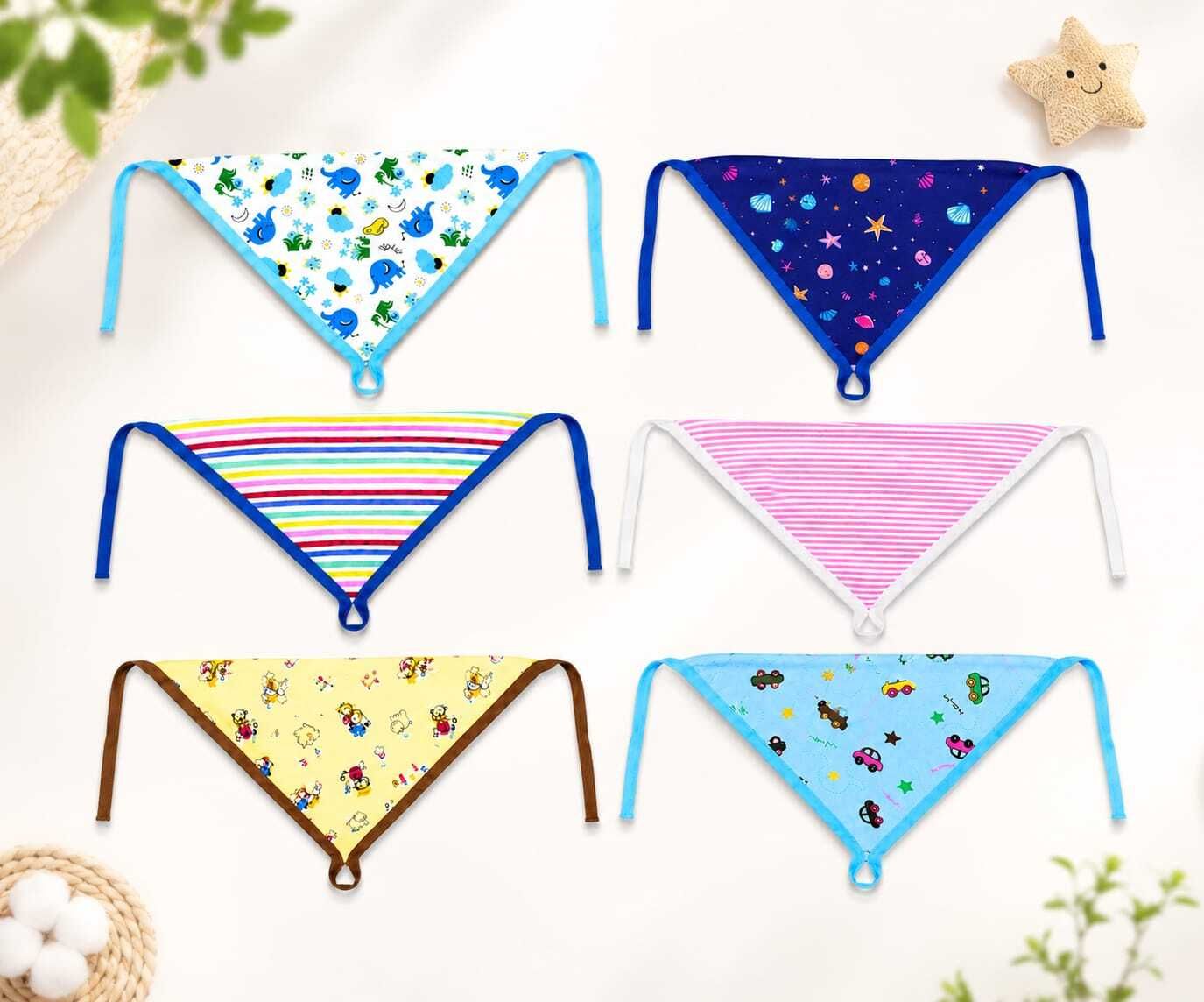 Washable Reusable Multicolour Hosiery Cotton Diapers Nappy for New Born Baby-image-26