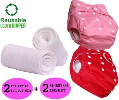 texla All In One Reusable Washable Soft Cloth Fabric Diaper Nappy With Free Insert Fo image 1