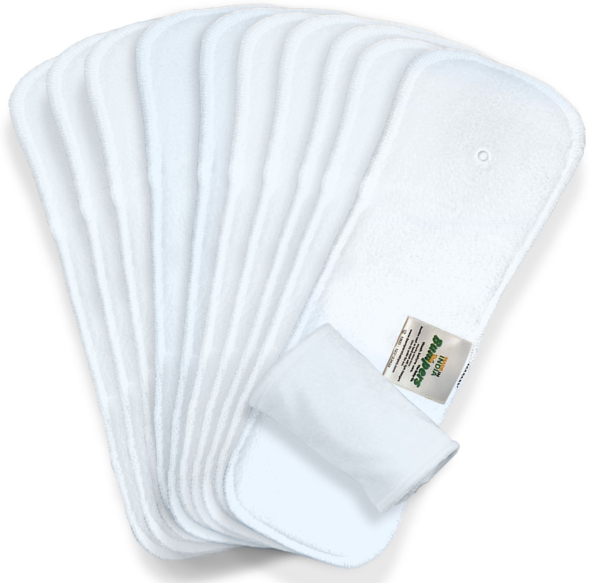 bumpers Baby Insert Pad | Soft, Washable, Absorbent & Leakproof for Babies, Pack of 10-picture-27