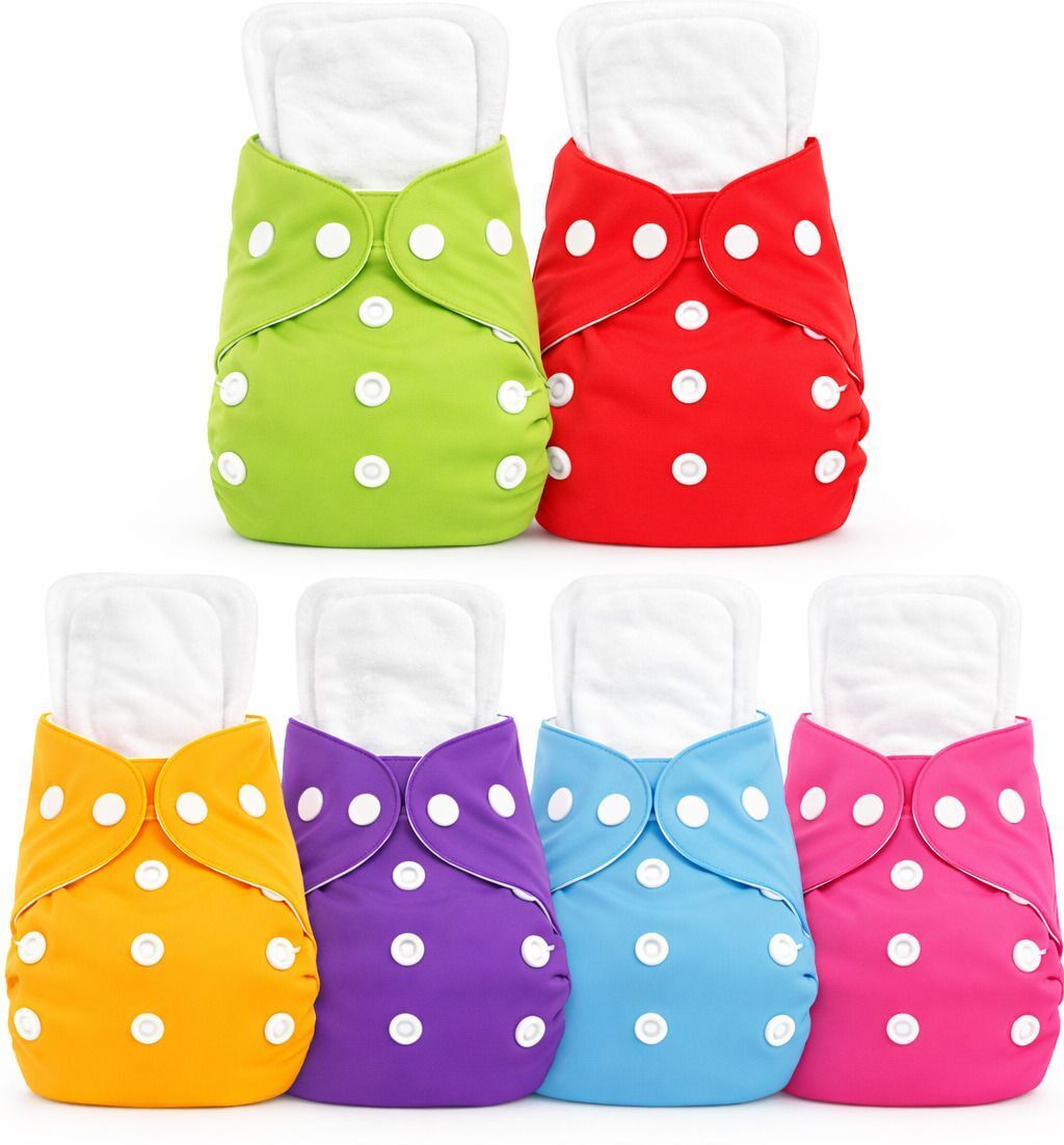 babepanda Leakproof Baby Cloth Diaper With Insert Pad Washable 06 pcs-picture-6