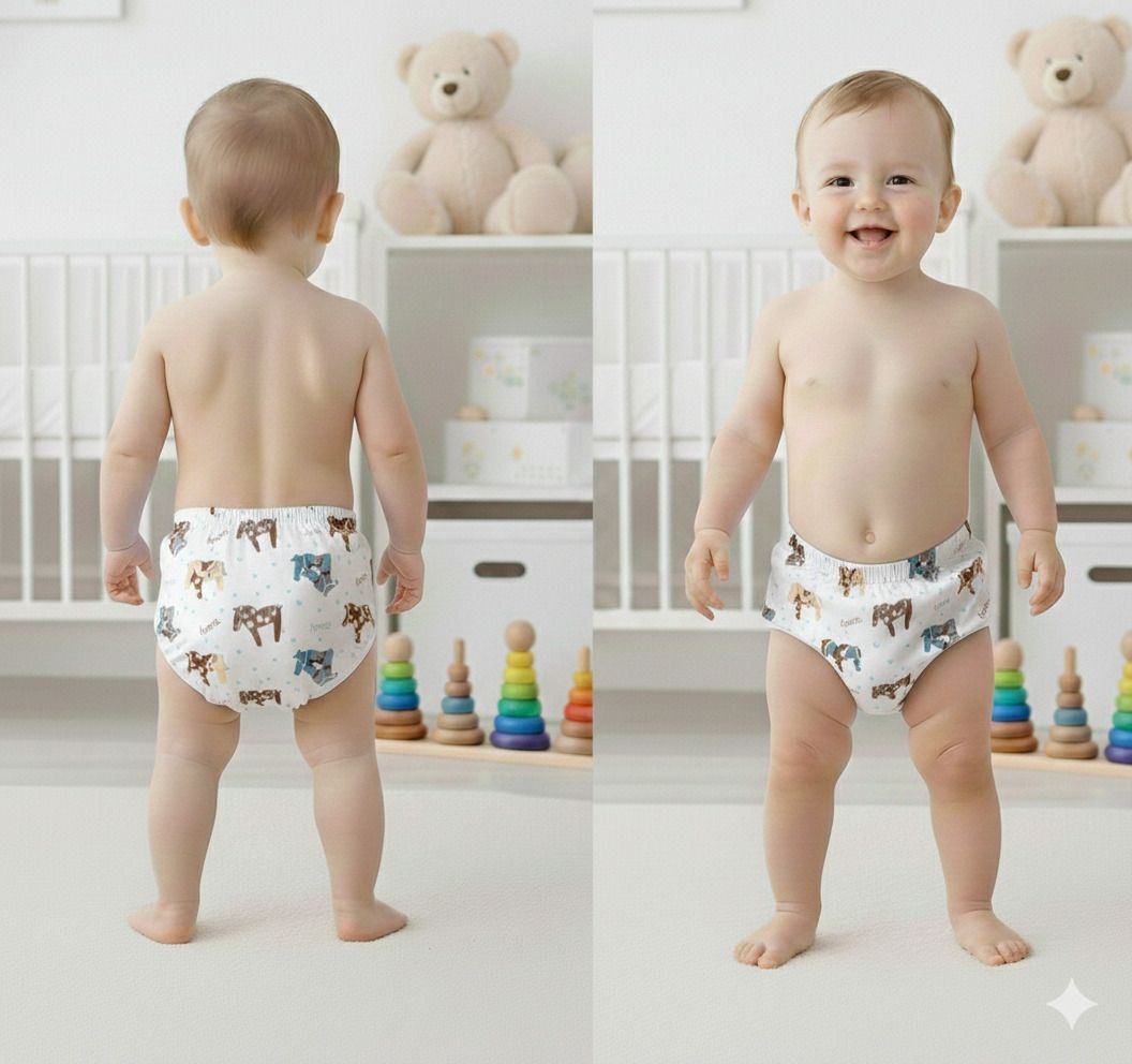 bembika Baby Training Pant Cotton Padding for DryFeel Reusable Leakproof Training Pants-picture-42