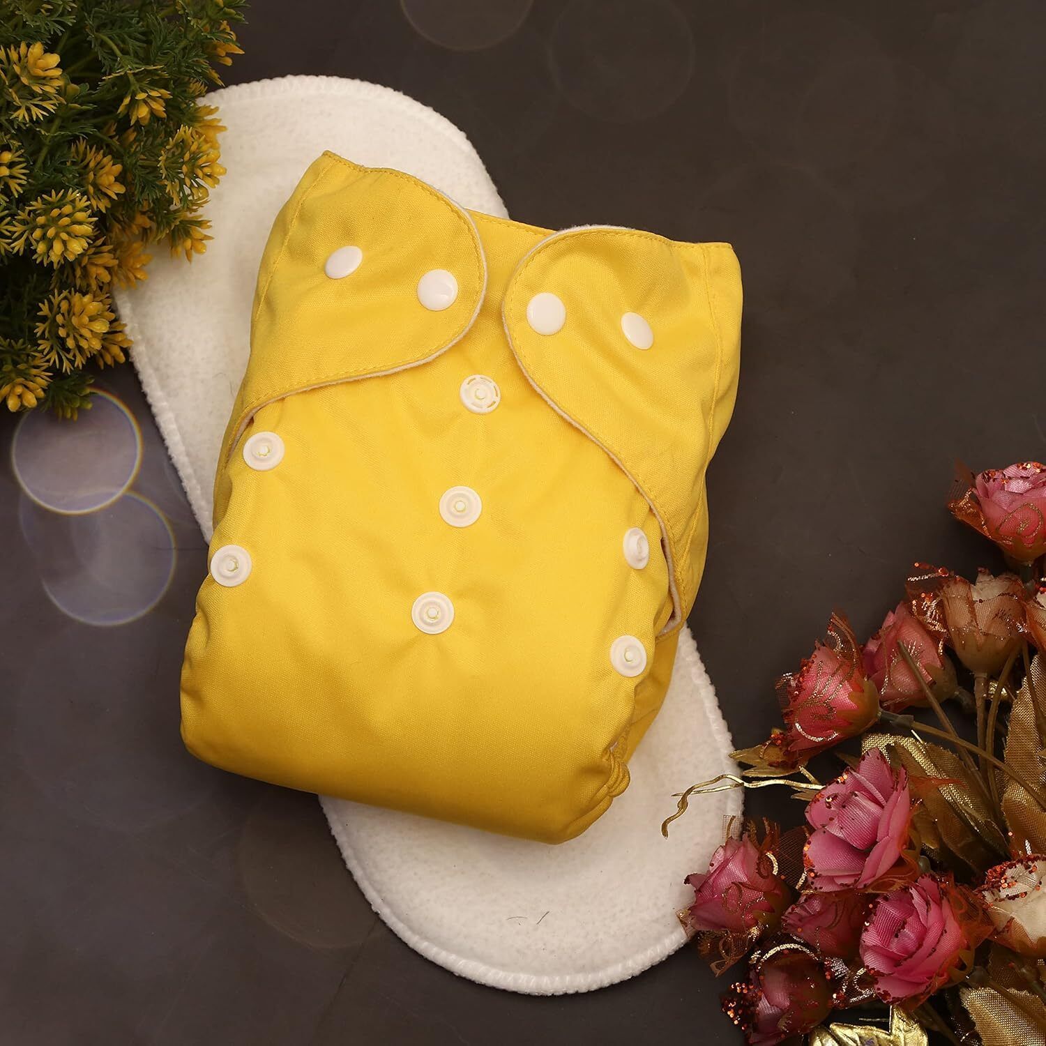 lapry Washable Reusable Adjustable Cloth Diaper Nappy For New Born (1Diaper+1Insert)-picture-39