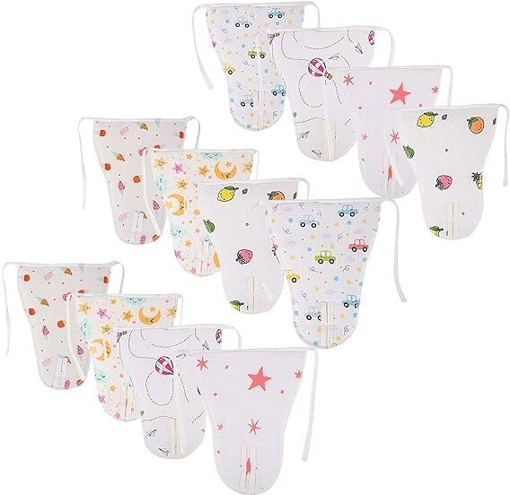 DryFeel Langot for Newborn Baby | Premium Cotton Padding | 0 - 9M | 5-10kg |12pc-image-45