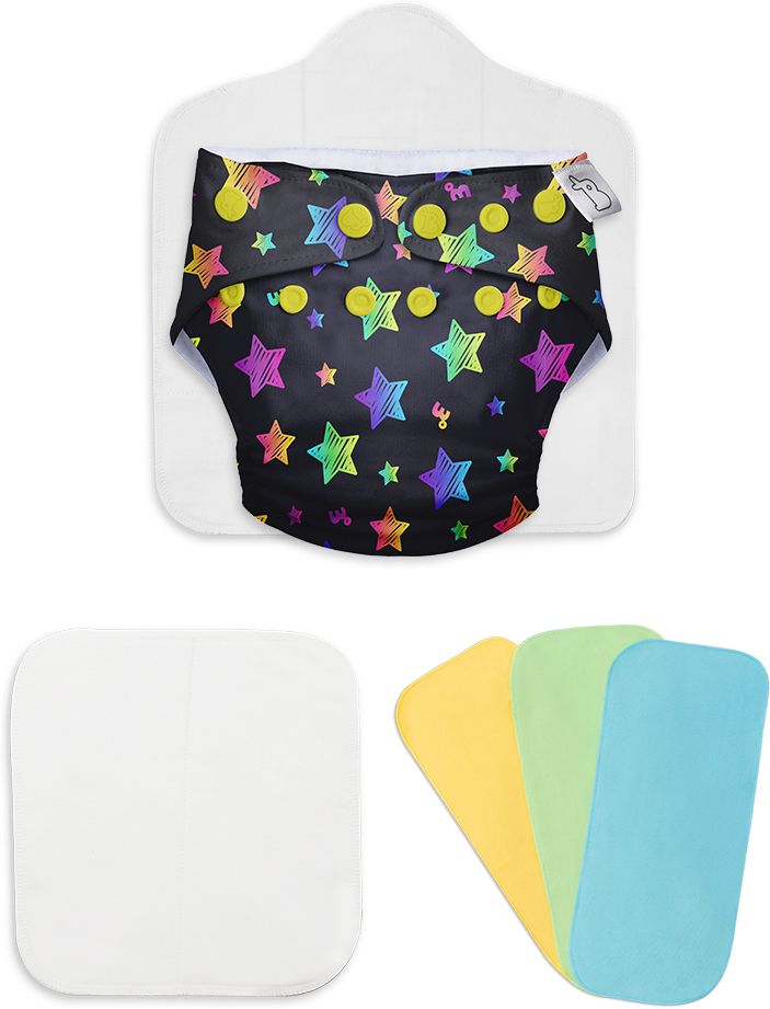 superbottoms Reusable Cloth Diapers for babies Starter Cloth Diaper Pack with 1 Freesize UNO-picture-0