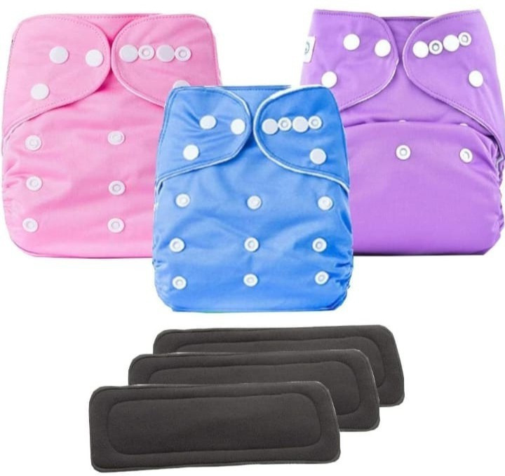 meeowmee Reuseable Washable Baby Cloth Dipper With 5layer Insert Free Size image 1