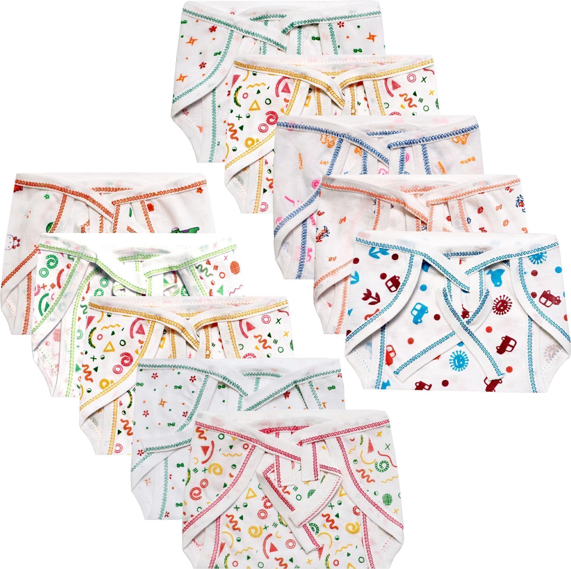 Cotton Baby Langot for Infants Pack of 10 (0-6 Months)-image-2