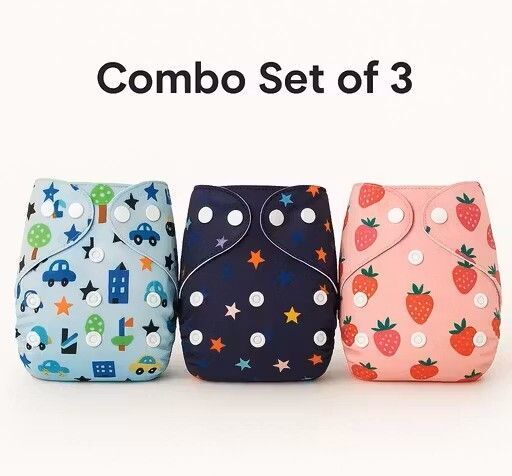 Free Size Reusable Cloth Diaper With 2 Dry Feel Absorbent Soaker Pad (3M-3Y)tb23-image-25