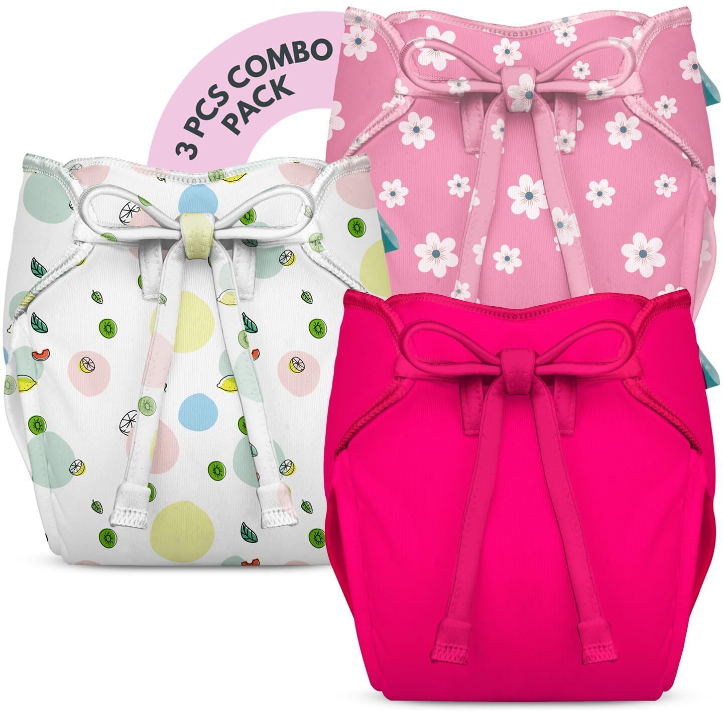 New & Improved Smart Nappy (XS |0-3 mths) Cloth Diaper For Just Borns Kit 6-image-38