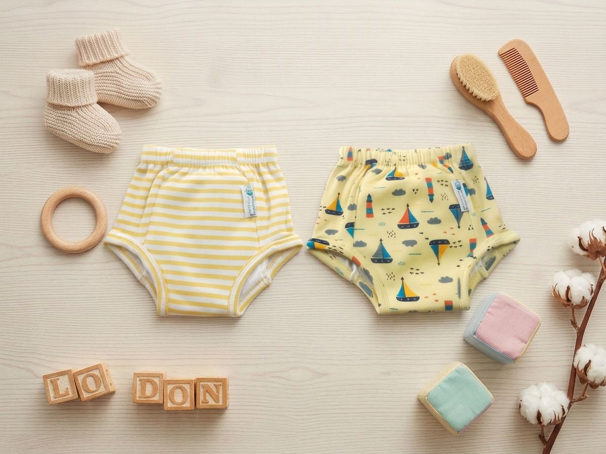 Cotton Padded Underwear for Babies | Washable & Reusable-image-2