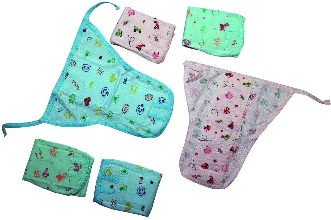 maha Reusable Baby Cloth Diaper Set - Soft, Washable & Adjustable for Newborns, 3pcs-picture-23