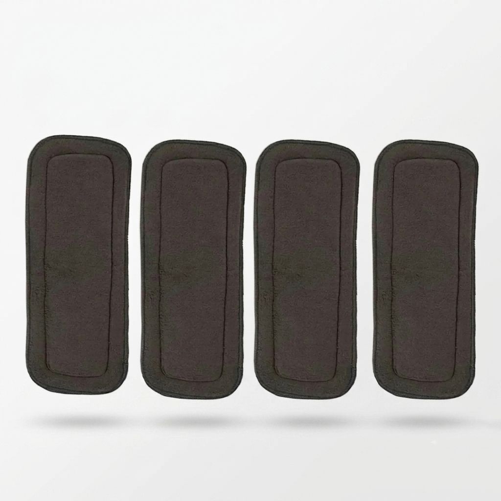 little love Quick Dry Bamboo Charcoal Diaper Inserts | Pack of 4 Liners-picture-45
