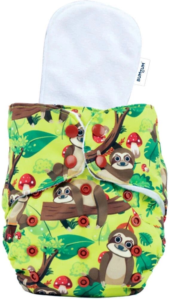 Ultrahygiene Baby sloth Extra Soft Reusable Cloth Diaper for Babies 0 to 3 Yrs-image-35