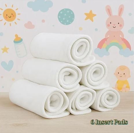 Reusable Insert Pads for Cloth Diapers (5 Layers)-image-32