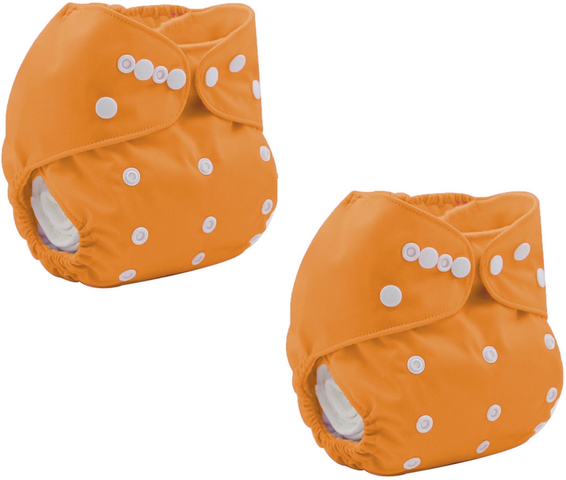 mopslik 2 Pc Cloth Diaper Nappy Reusable Washable Diaper Orange - No Insert-picture-35
