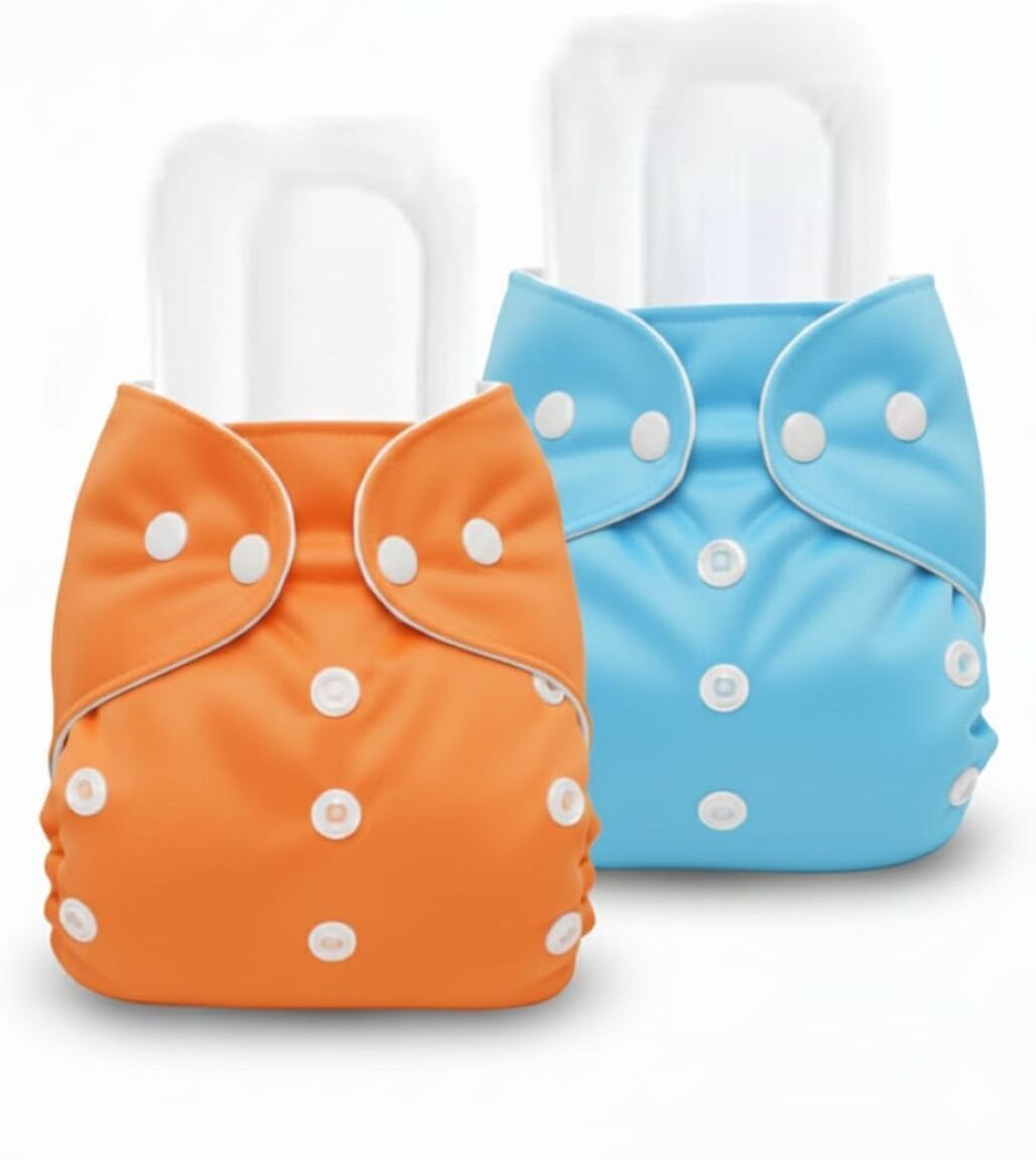 babepanda BABY REUSABLE AND WASHABLE BUTTON DIAPER WITH 5 LAYER INSERT-picture-35