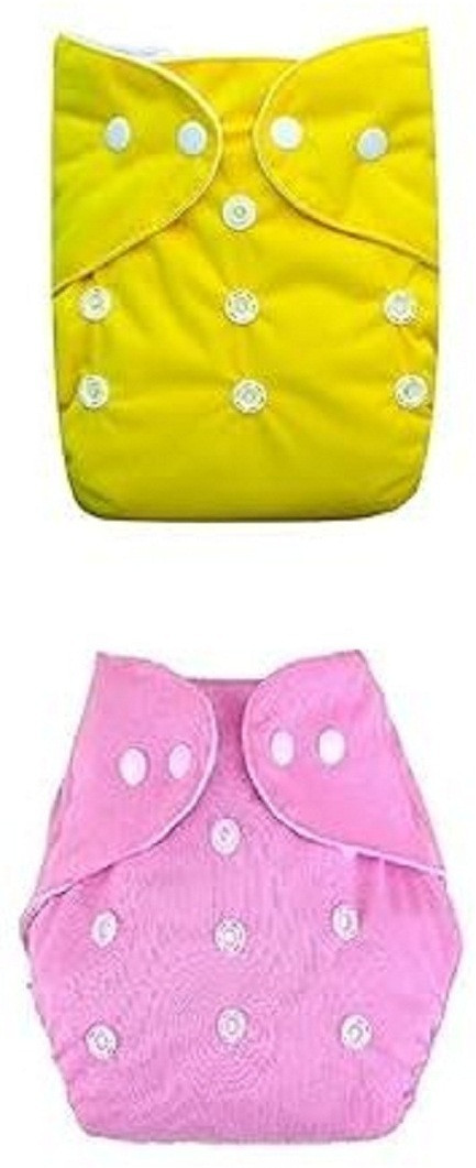 smilykid Diaper Washable and Reusable Cloth Diaper for babies 0-3Years babies(Pack of 2) image 1