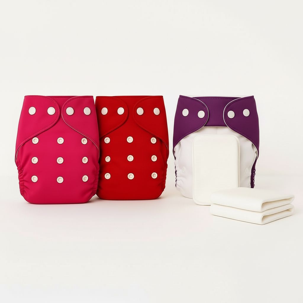 pentoo Eco-Friendly Reusable Cloth Diaper Set of 3-picture-12
