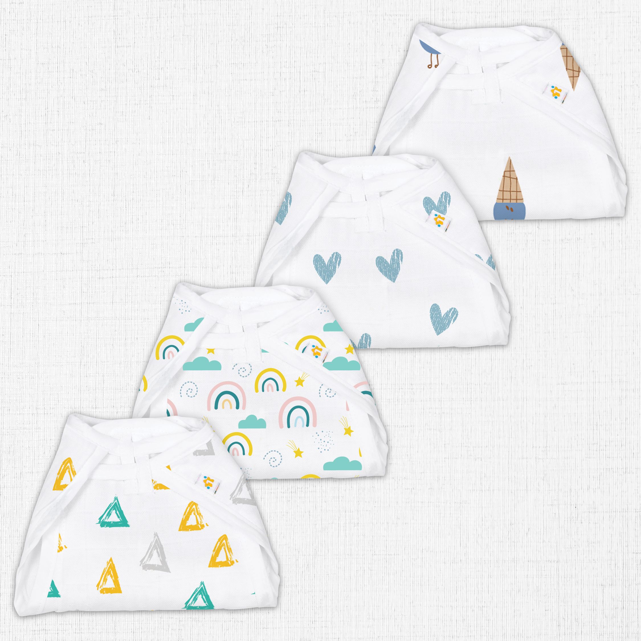1st step 100% Muslin Washable Reusable Baby Nappies-picture-36