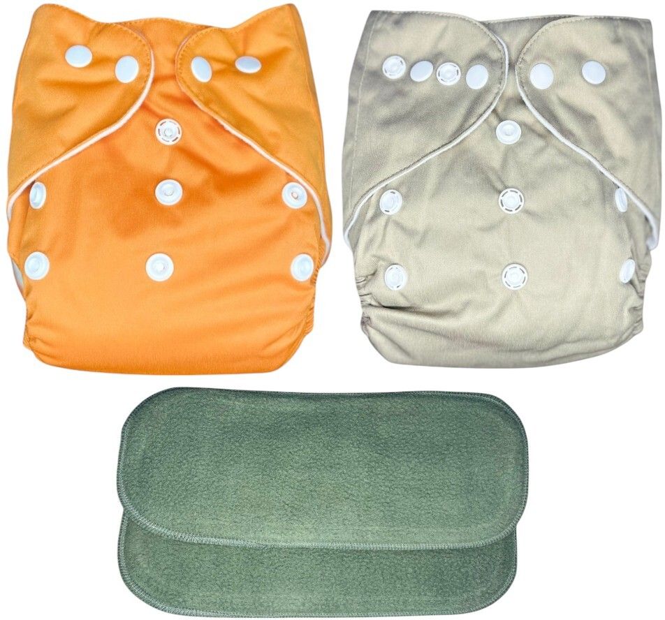 Solid Cloth Diaper Reuse Nappy Reusable Diaper With InsertPad For Baby 0-3Year#2-image-20