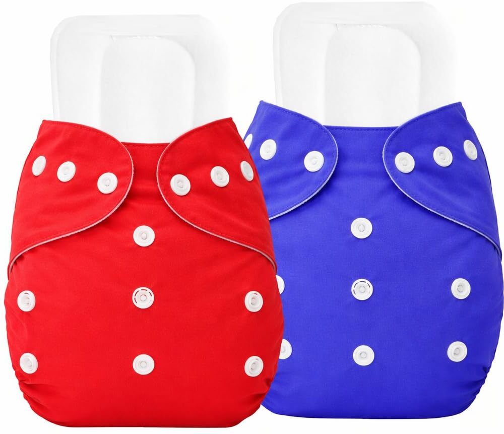 Soft Cotton Reusable Cloth Diaper for Newborns and Babies-image-2
