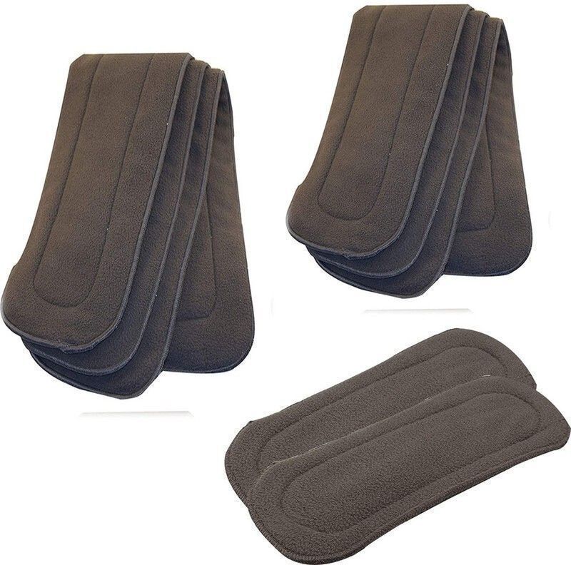 babepanda Reusable Soft 5 Layers Bamboo Charcoal Inserts for Baby Cloth Diaper (Pack of 8)-picture-10