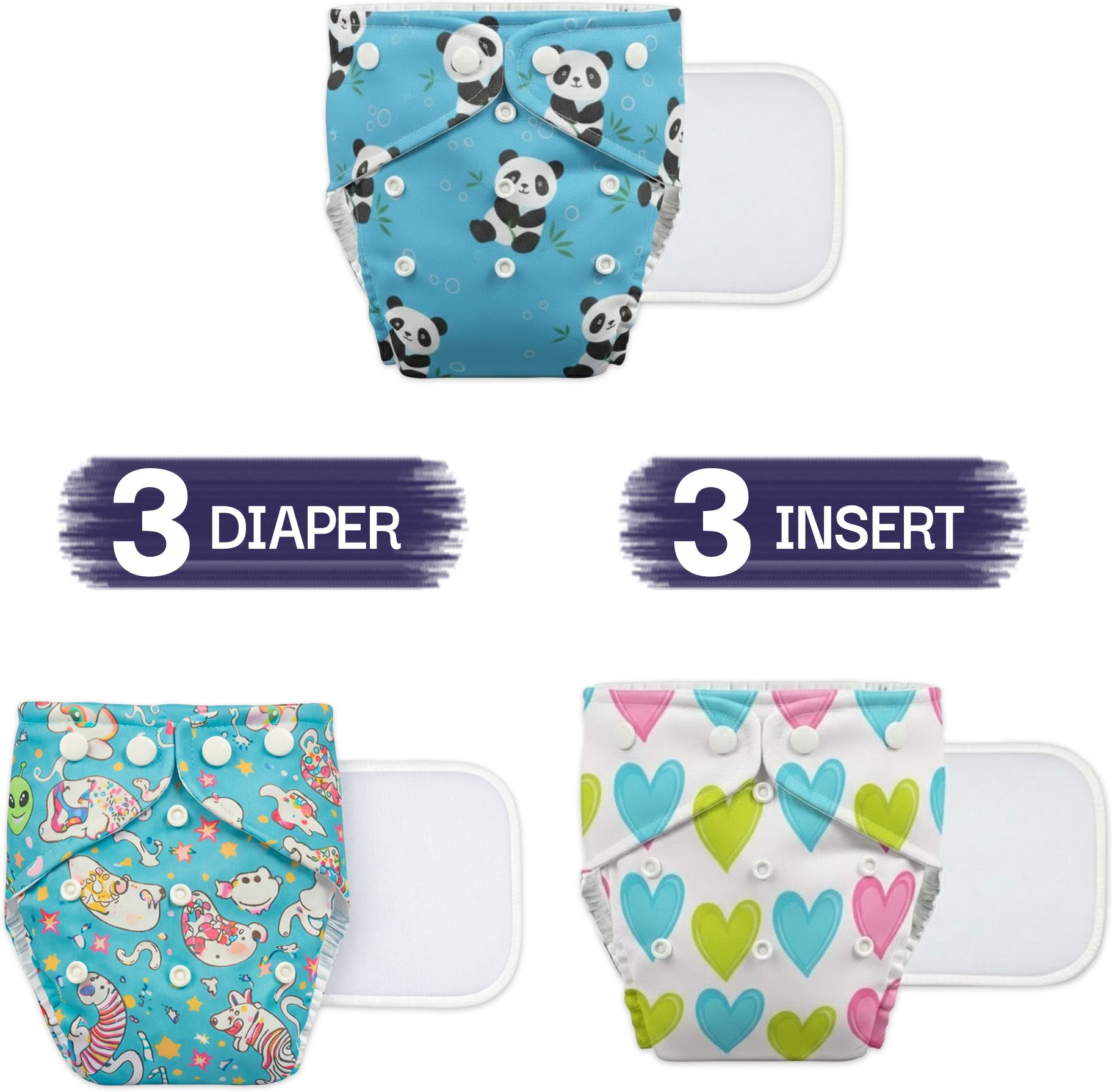 Reusable Cloth Diapers for Boys & Girls-image-16