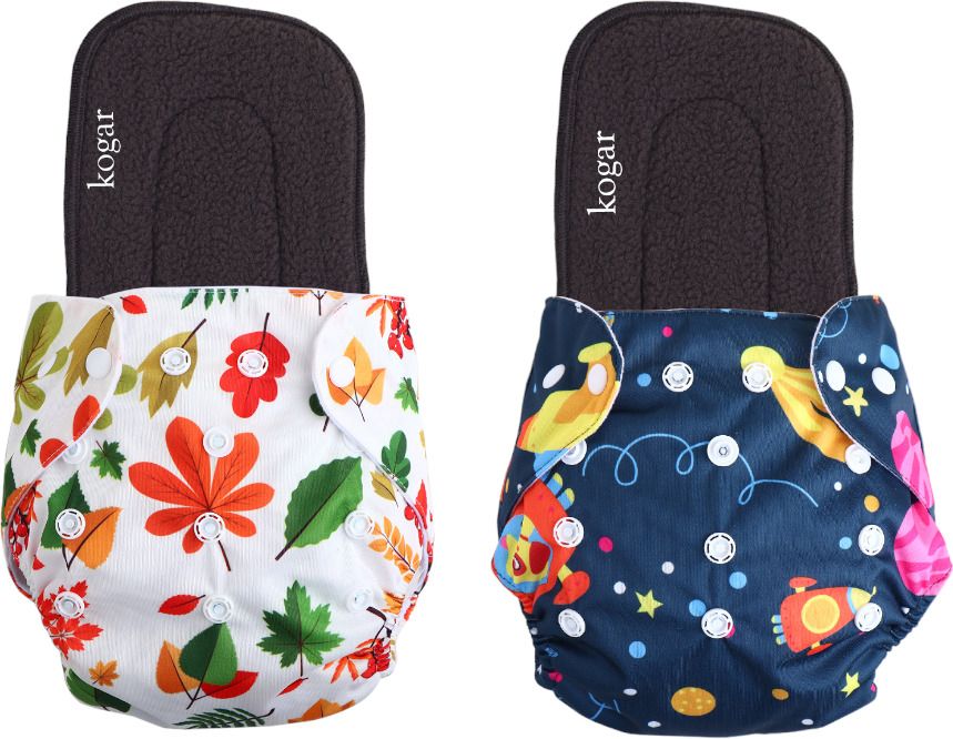kogar Print Reusable Cloth Diapers + Insert Pad Washable 100% Absorption 0-3 yrsWLBSF2-picture-25