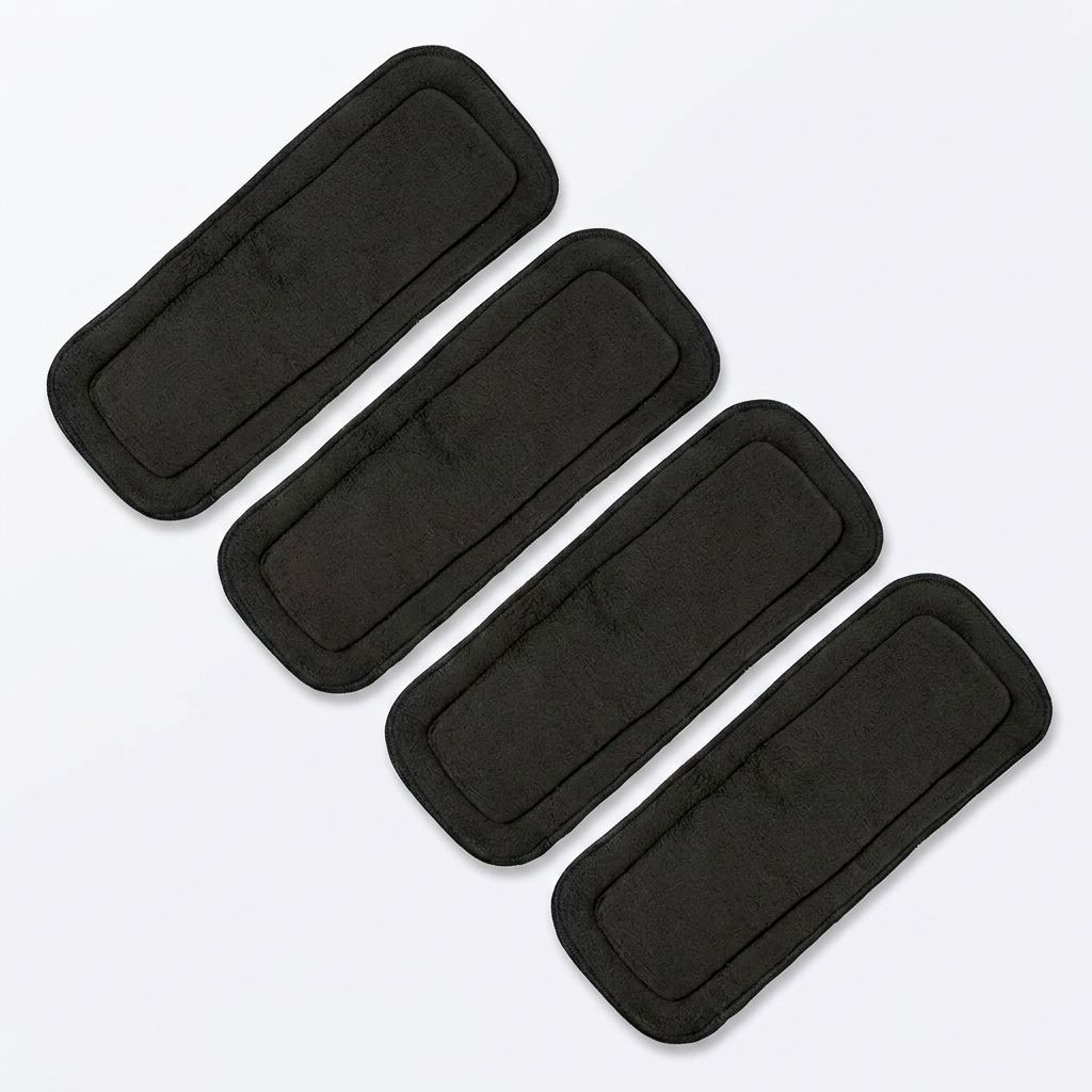 little love Soft Bamboo Charcoal Inserts | Quick Dry Reusable 4 Pack-picture-14