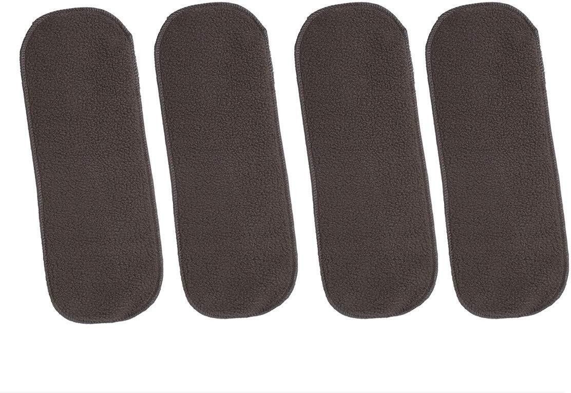 duggu kids baby 5 layer microfiber black charcoal insert (unit 4) - M - L image 1