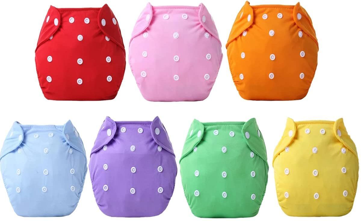 aerex Reusable Daiper for Baby Cotton 7 Diapers Without Pads For 0 to 3 Year-picture-23