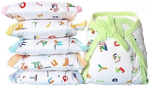 littlechamp Nappies for Newborn Double Layer With Soft Pad Reuseable 4-8 Month Pack 0f 3-picture-13