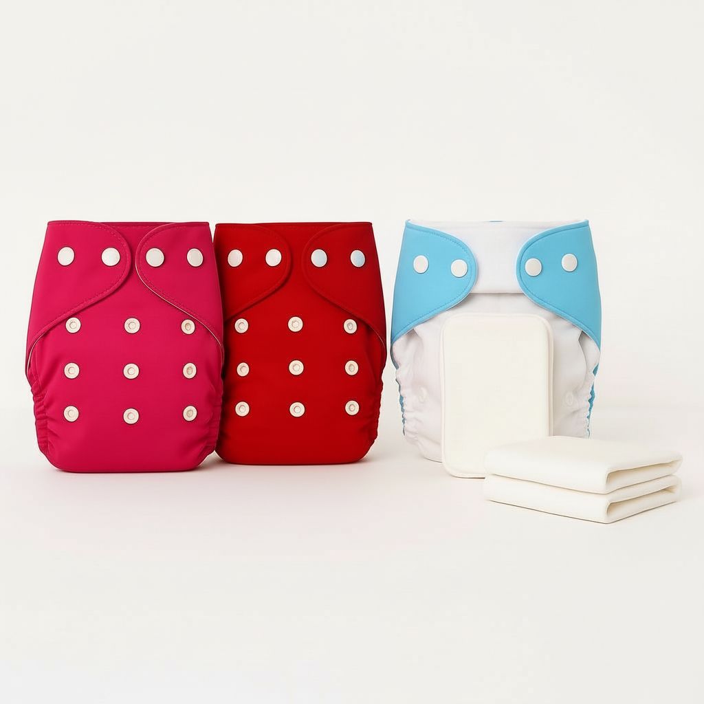 pentoo Eco-Friendly Reusable Cloth Diaper Set of 3-picture-13