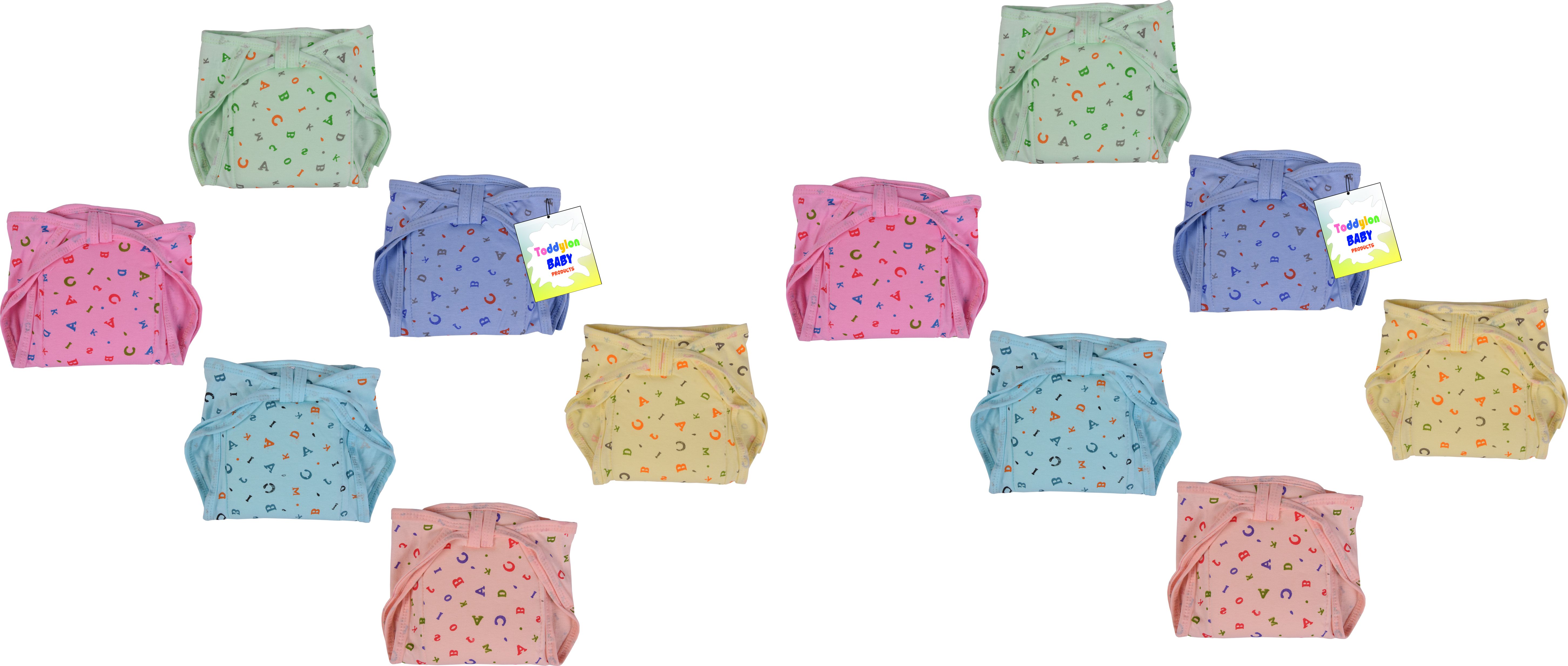 kwitchy New Born Baby Nappies Padded Single Layer Nappy-picture-26