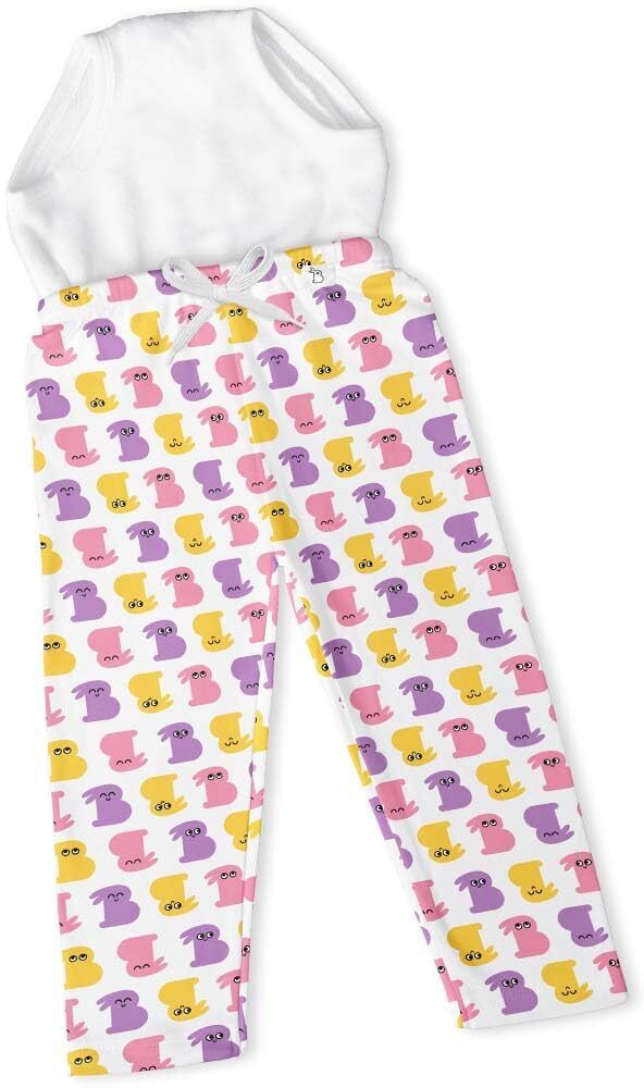 Diaper Pants Baby Pyjamas with STITCHED IN Padded Underwear, Size(3Y to 4Y)-image-45