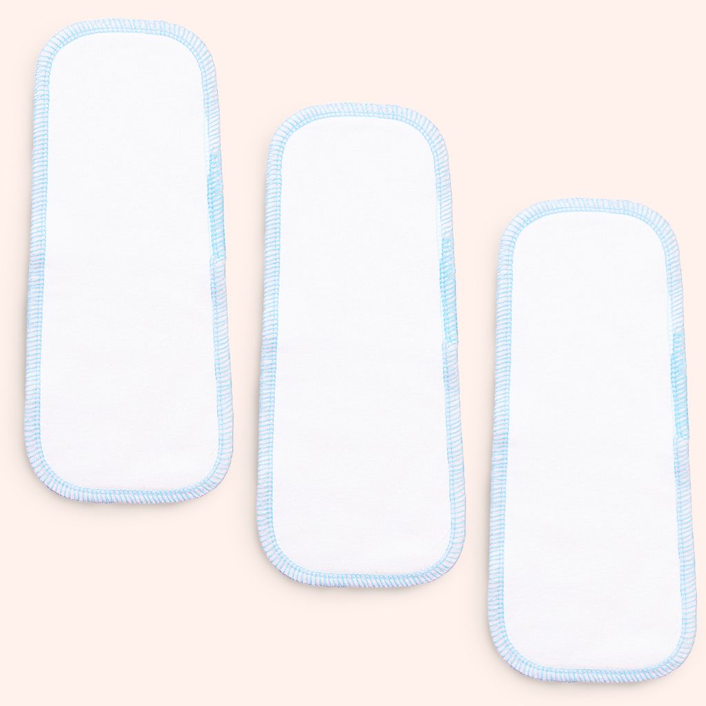 superbottoms Universal Booster Pad - Reusable, Soft & Absorbent Cloth Diaper Inserts - 3pcs-picture-12