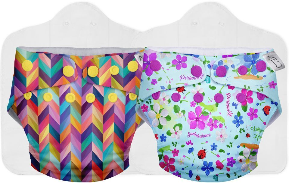 superbottoms NEW UNO Freesize Cloth Diaper with 2 Organic Soaker for baby 3 Month to 3 Yr-picture-31